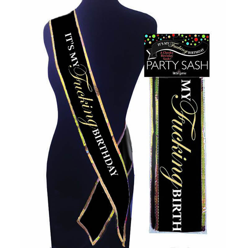 Its My Birthday Sash Party Accessory Default Title Party Supplies