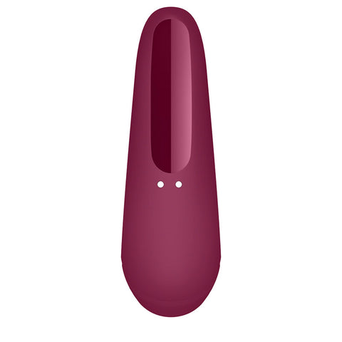 Satisfyer Curvy 1 Plus App Enabled Rose Red Stimulator Air Pulsation