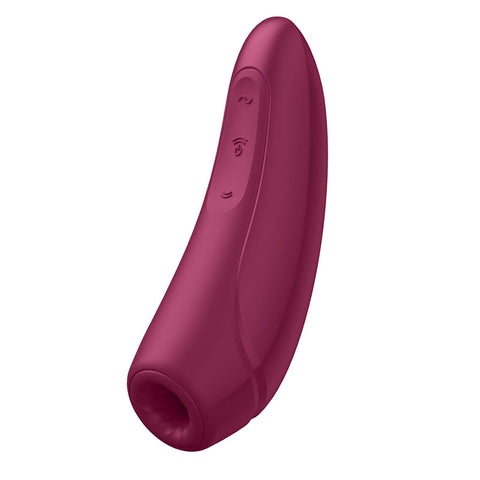 Satisfyer Curvy 1 Plus App Enabled Rose Red Stimulator Air Pulsation