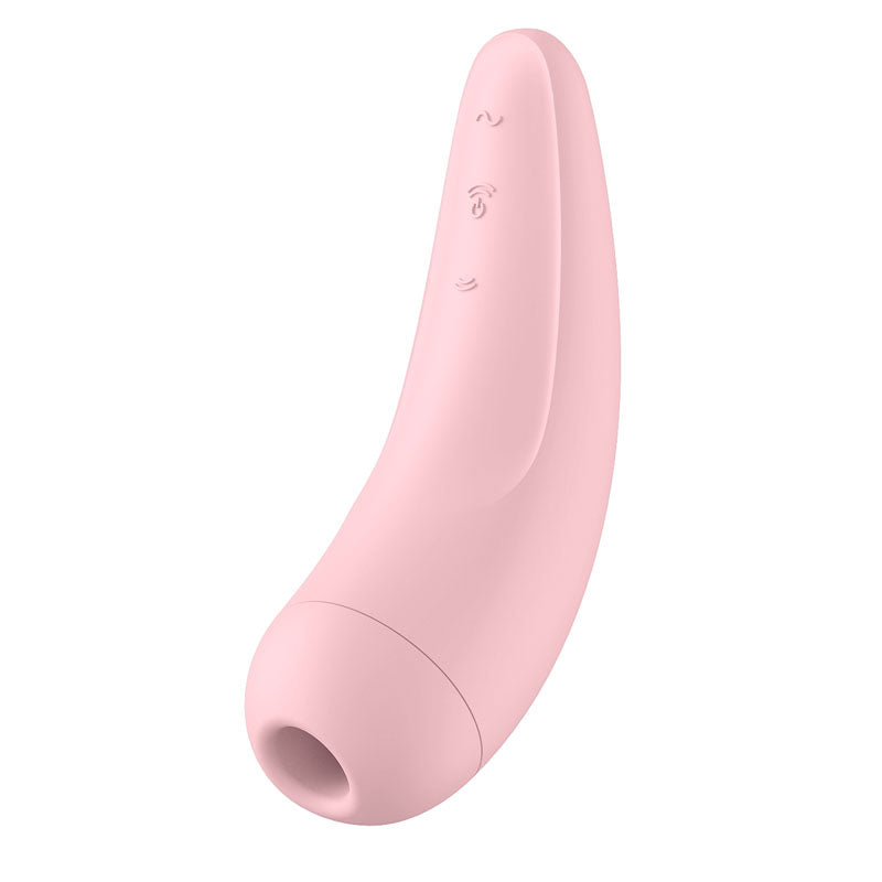 Satisfyer Curvy 2 Plus (Pink) – App Enabled Clitoral Massager > Sex Toys For Ladies > Air Pulsation