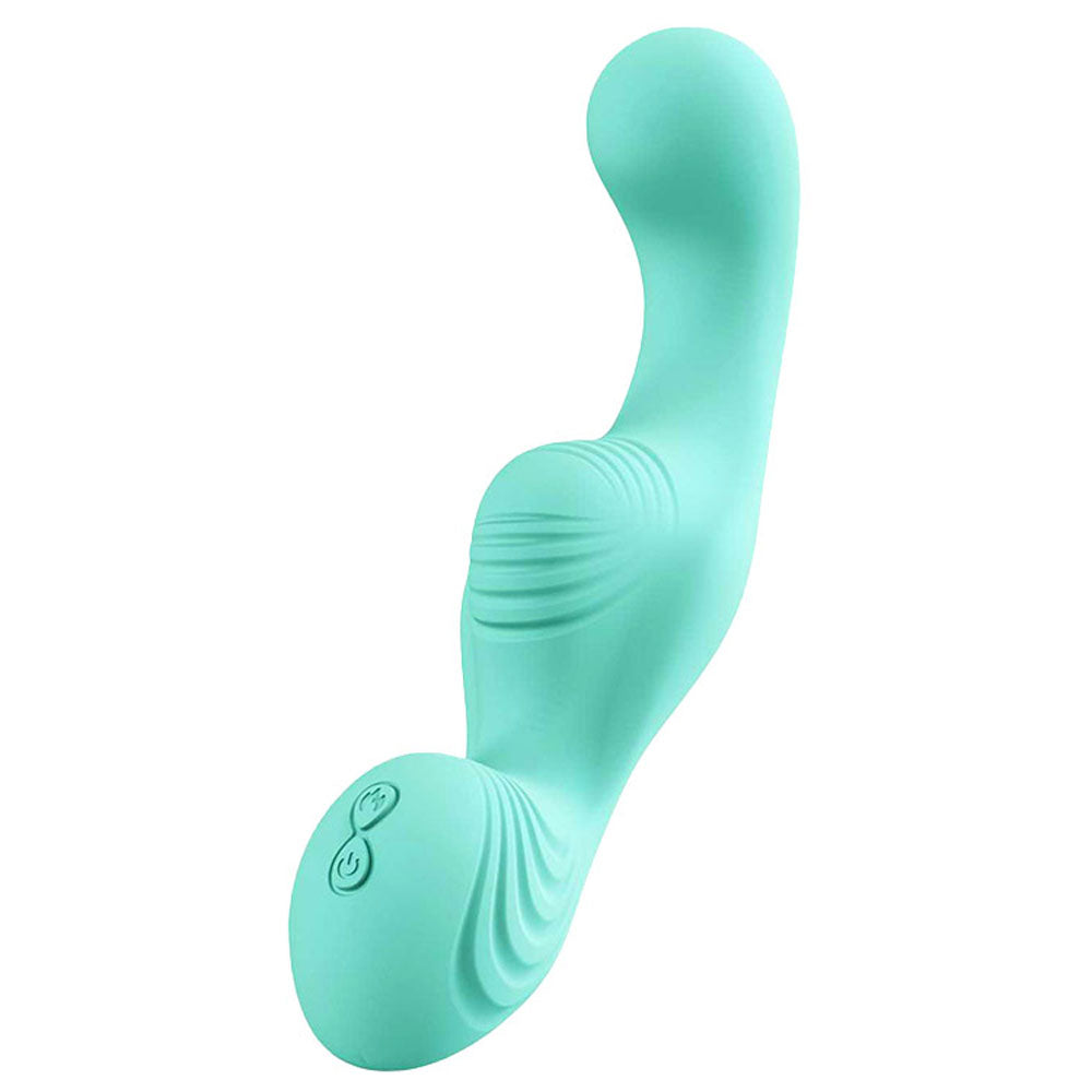 Adam & Eve The Wave Rider (Teal) – USB Rechargeable Remote-Controlled Triple Stimulating Grinder Pad > Vibrators > Unconventional