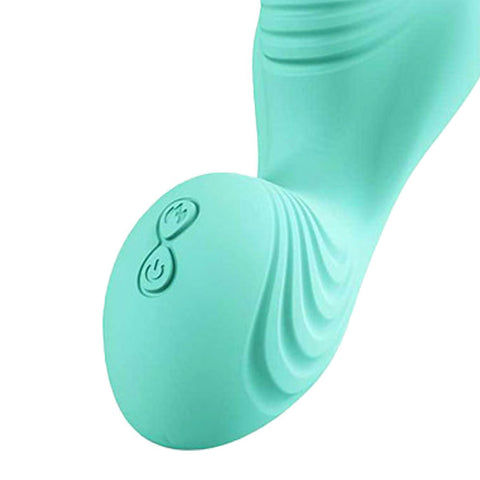 Adam & Eve The Wave Rider (Teal) – USB Rechargeable Remote-Controlled Triple Stimulating Grinder Pad STIMULATORS