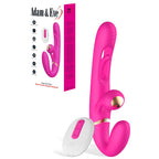 Adam & Eve Orgaz-Ohh-Matic USB Rechargeable Strapless Strap-On with Remote – Powerful Vibrating Strap-On Pink > Dildos > Strapless Strap Ons