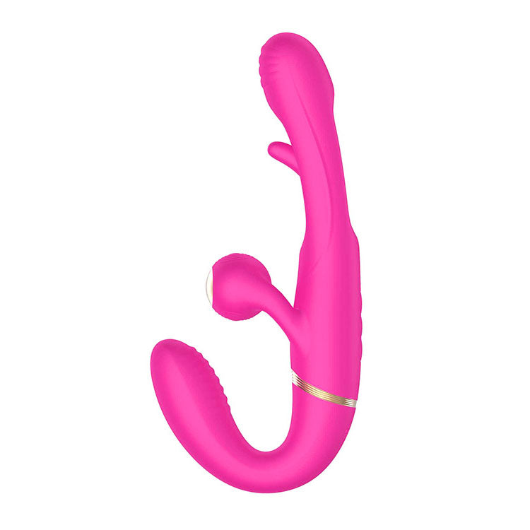 Adam & Eve Orgaz-Ohh-Matic USB Rechargeable Strapless Strap-On with Remote – Powerful Vibrating Strap-On > Realistic Dildos and Vibes > Strapless Strap Ons