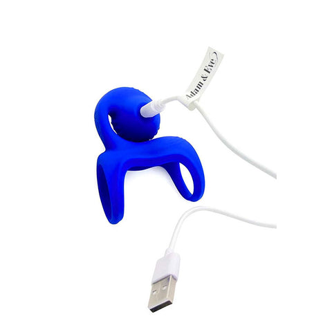 Adam & Eve Rockin and Rollin Snail – USB Rechargeable Couples Vibrator Cage > Cock Ring > Vibrating