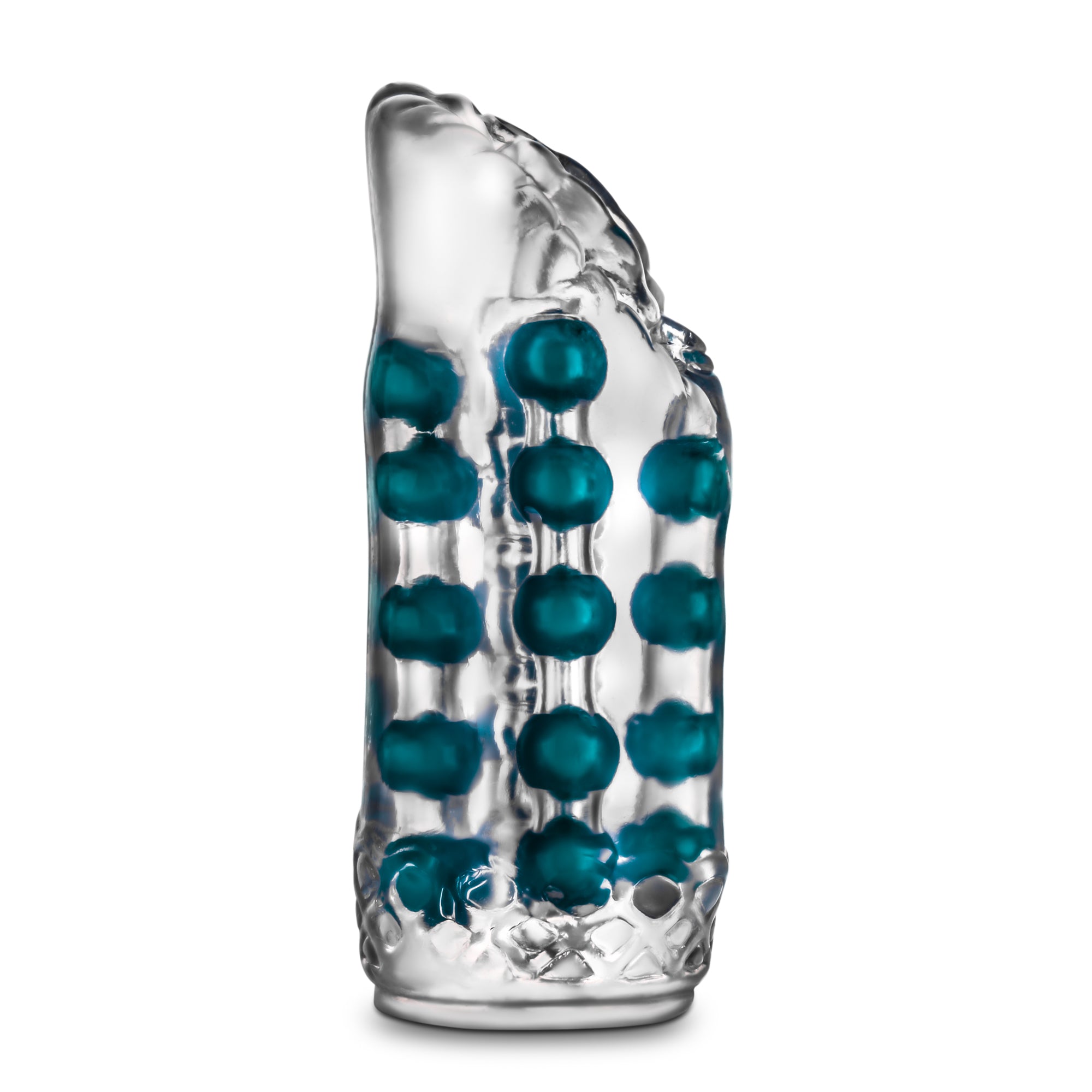 M for Men Super Stroker Clear Blue Strokers - Manual