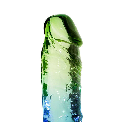 Adam & Eve Sensual Seaside (Blue/Green) – 8.5 Inch Realistic Dildo > Dildos > Realistic Dildos