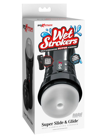 Pdx Extreme Wet Strokers Super Slide and Glide Clear Strokers - Manual
