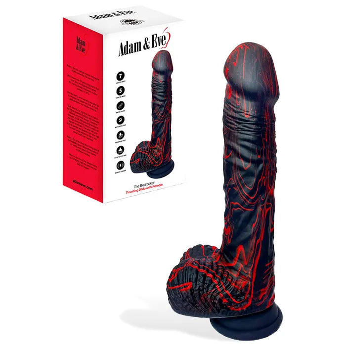 Adam & Eve The Bedrocker – 8" Dildo > Dildos > Realistic Dildos