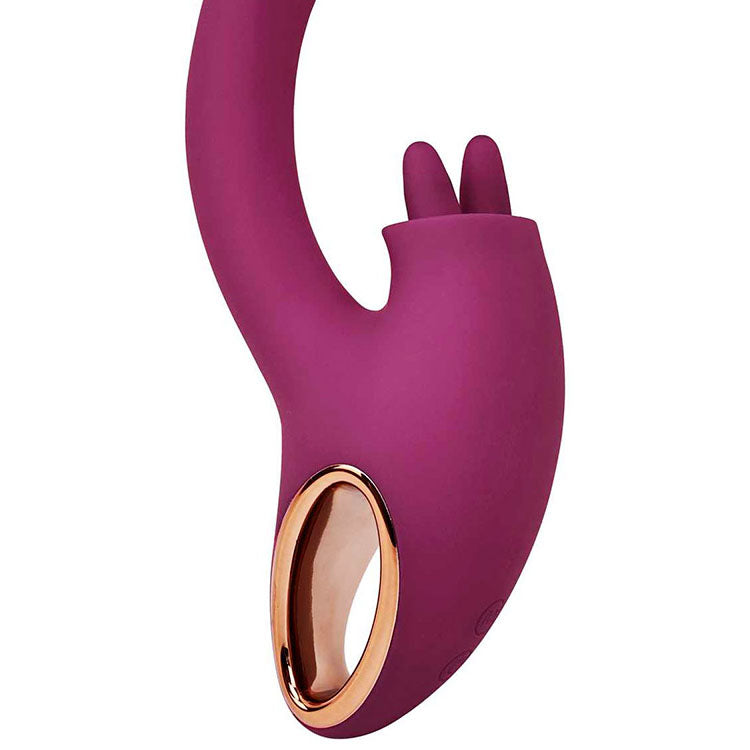 Adam & Eve Rose Gold Clit Tickler 22cm USB Rechargeable Rabbit Vibrator > Vibrators > Ladies > Rabbit