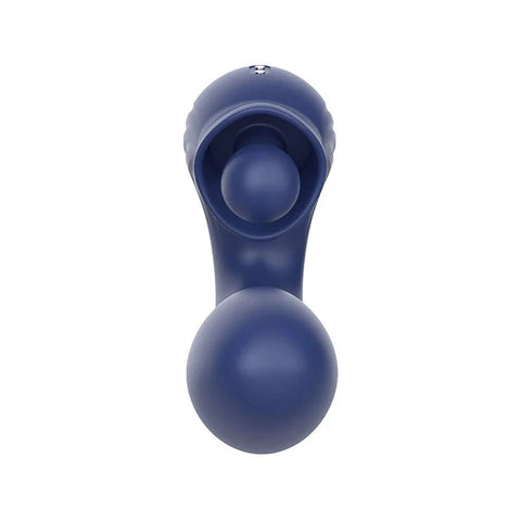 Adam & Eve Big Baller (Navy) – USB Rechargeable Thrusting Rabbit Vibrator 18.8 cm > Vibrators > Ladies > Rabbit Multi