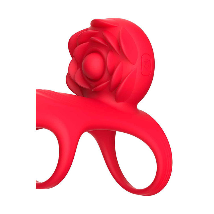 Adam & Eve Vibrating Rose Couples Cage – USB Rechargeable Penis Cage with Remote Secondary image
