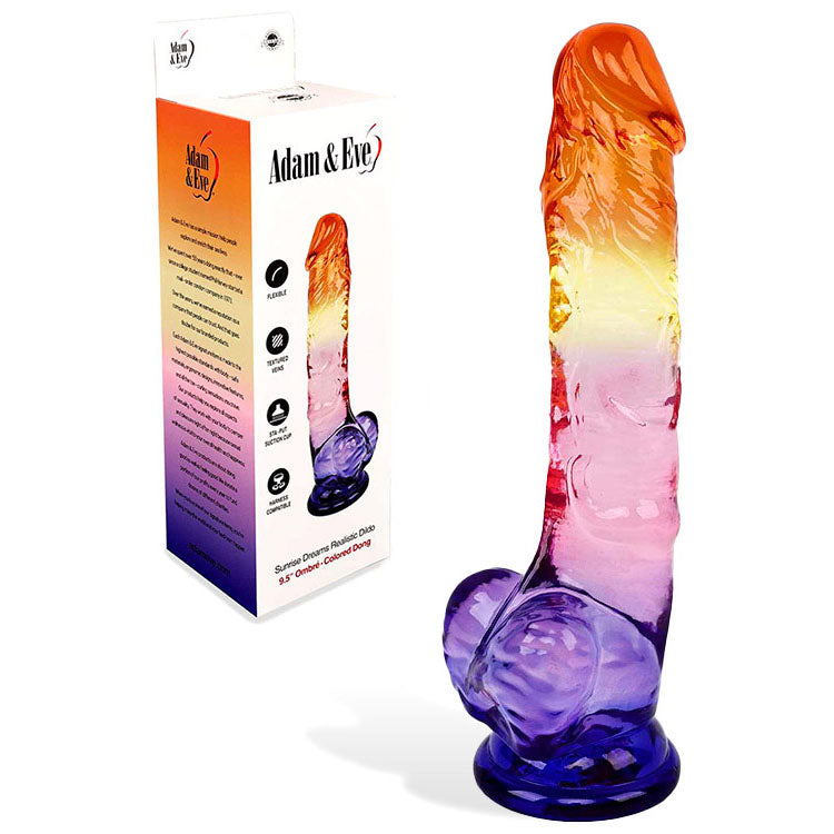 Adam & Eve Sunrise Dreams (Ombré) – 24 cm Realistic Dildo Coloured > Dildos > Realistic Dildos