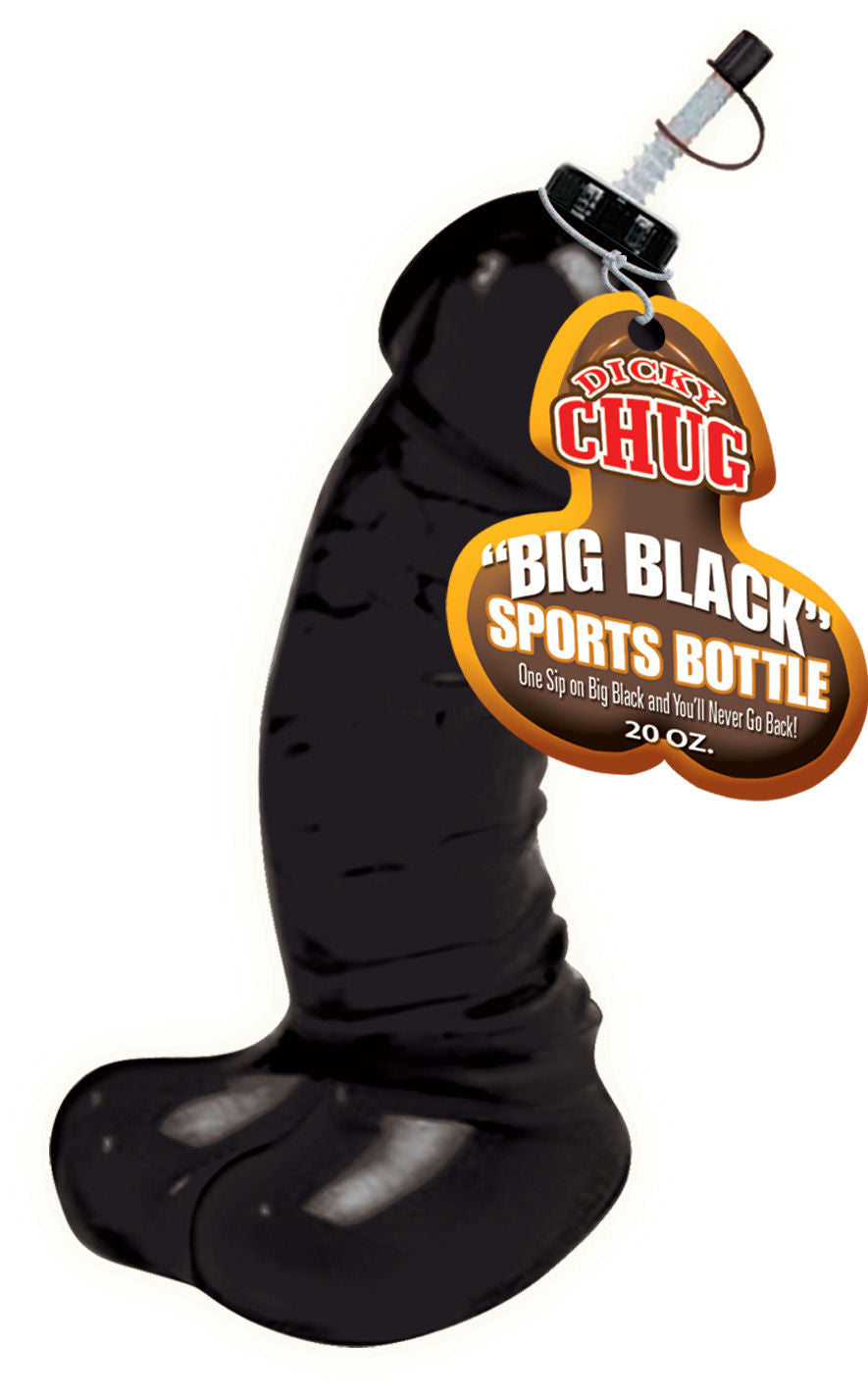 Dicky Chug Sports Bottle – Large Capacity Hydration Bottle for Exercise Black > Novelties > Gag Gifts