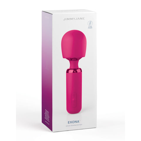 JimmyJane Exona - Rechargeable Massage Wand - Pink Electric Massager