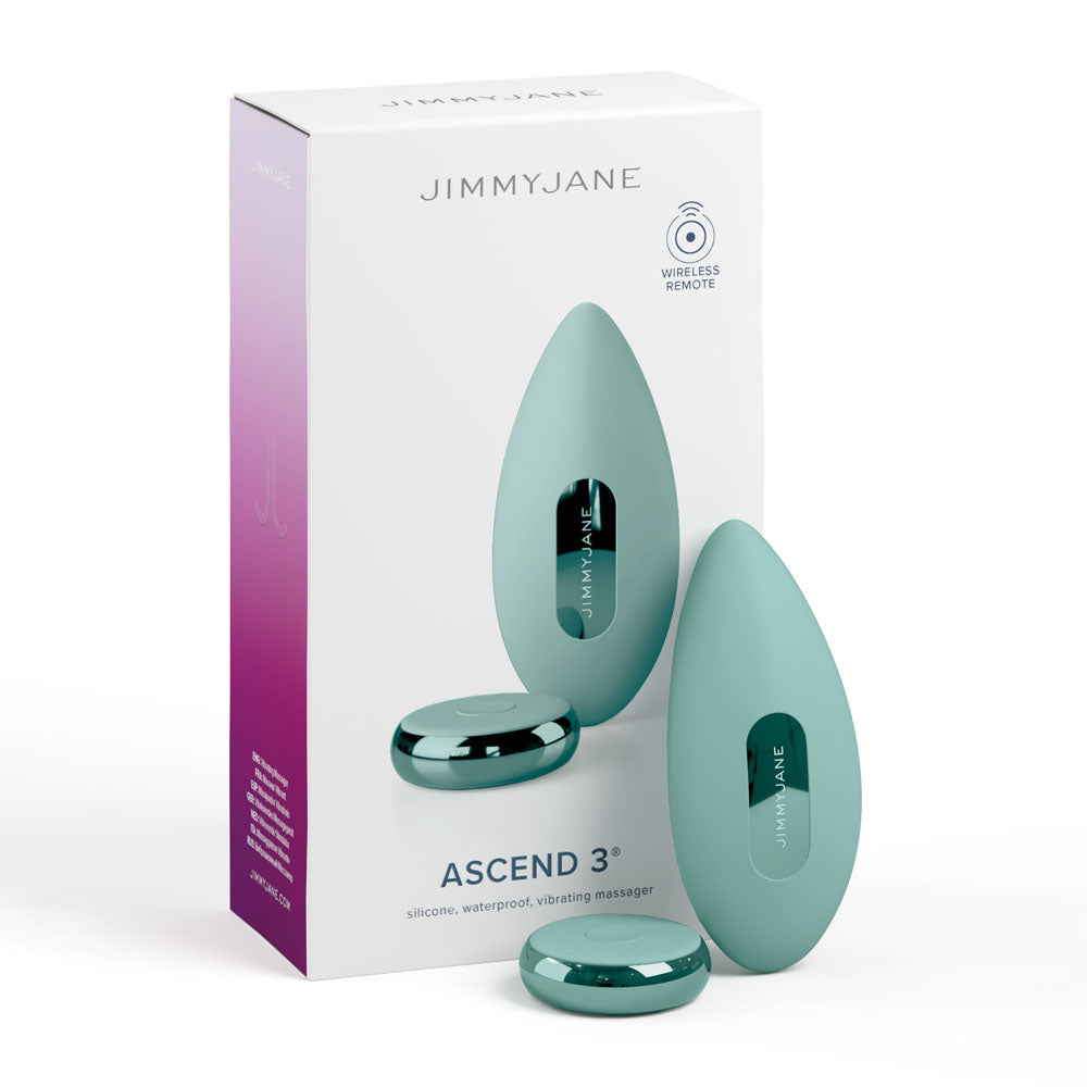 JimmyJane Ascend 3 Vibrator 3.5 in Clitoral Stimulation Teal > Vibrators > Ladies > Clitoral Vibrators and Stimulators