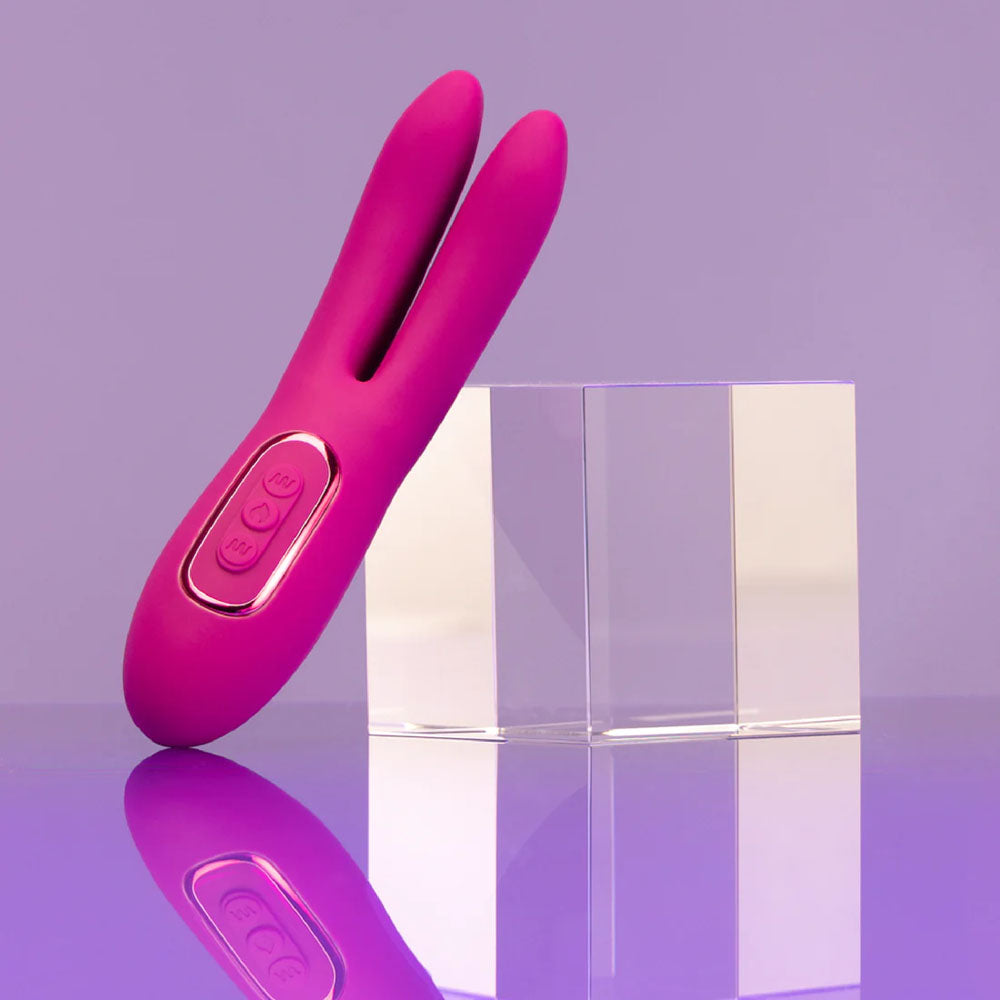 JimmyJane Solis Ascend 2 PRO Purple 16 cm Dual Tip Stimulator > Vibrators > Ladies > Clitoral Vibrators and Stimulators