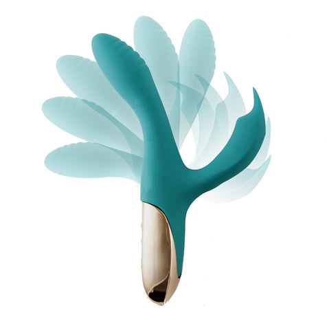 Maia Skyler 21.6 Centimeter USB Rechargeable Bendable Rabbit Vibrator VIBRATORS-RABBIT-MULTI