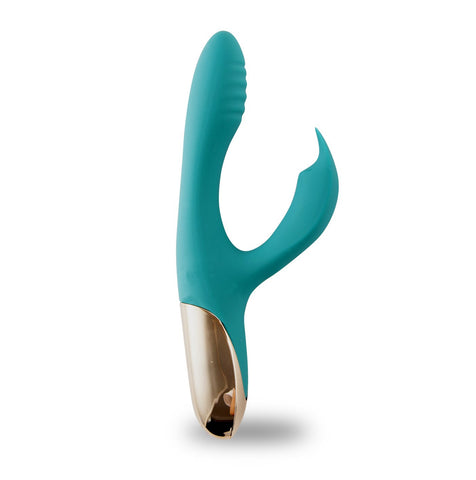 Maia Skyler 21.6 Centimeter USB Rechargeable Bendable Rabbit Vibrator VIBRATORS-RABBIT-MULTI