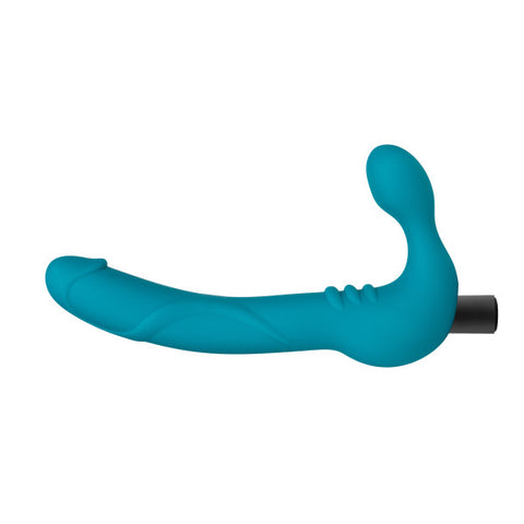 Temptasia Luna Strapless Silicone Dildo in Teal > Dildos > Strapless Strap Ons