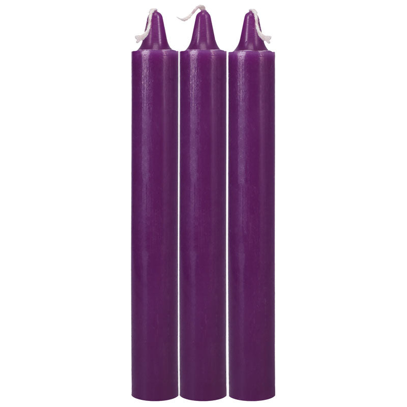 Japanese Drip Candles Purple Sensation Play 3 Pack > Candles > Drip