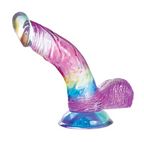 Jellido 14cm Curved Dildo Clear Realistic Pleasure Device > Dildos > Slim Dildos