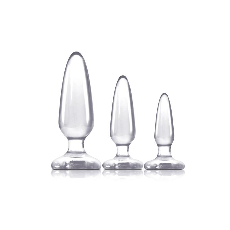 Jelly Rancher Trainer Kit – Set of 3 Flexible Butt Plugs with Suction Cups > Anal Range > Butt Plug Kits