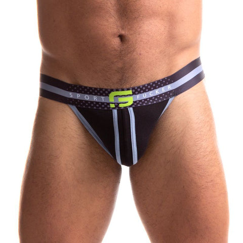 Jersey Jock Black Size Large Jockstraps