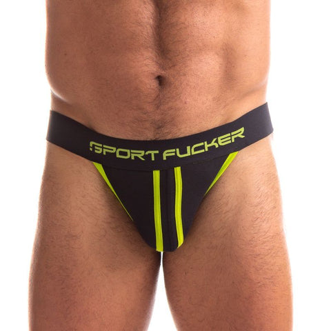 Jersey Jock Black and Green Large Small Jockstraps