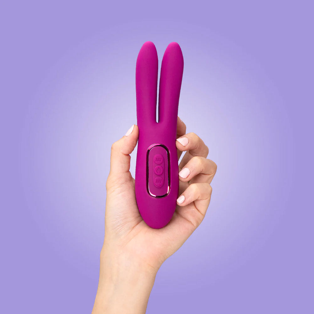 JimmyJane Solis Ascend 2 PRO Purple 16 cm Dual Tip Stimulator > Vibrators > Ladies > Clitoral Vibrators and Stimulators