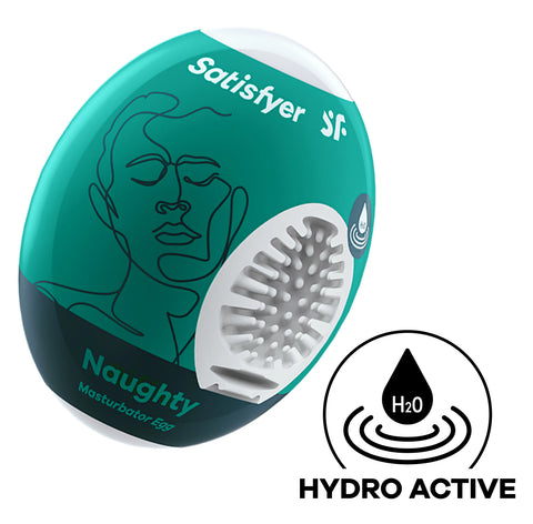 Satisfyer Masturbator Egg Naughty Compact Textured Masturbator Device > Sex Toys For Men > Masturbators Cup