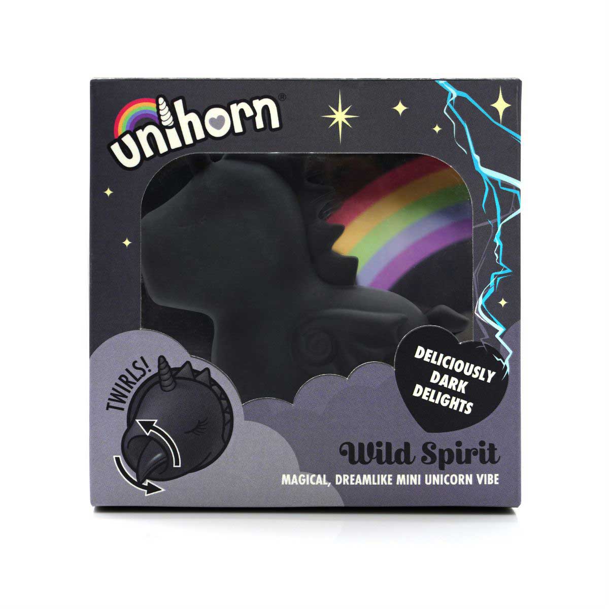 Wild Spirit The Lashing Tongue One – Mini Unicorn Vibrator with 10 Speeds and Motions > Vibrators > Ladies > Clitoral Vibrators and Stimulators