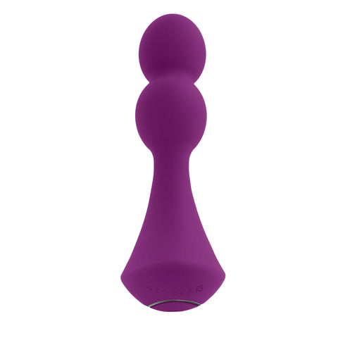 Gender X BALL GAME Vibrating Rotating Toy 13.5cm Purple Vibrators