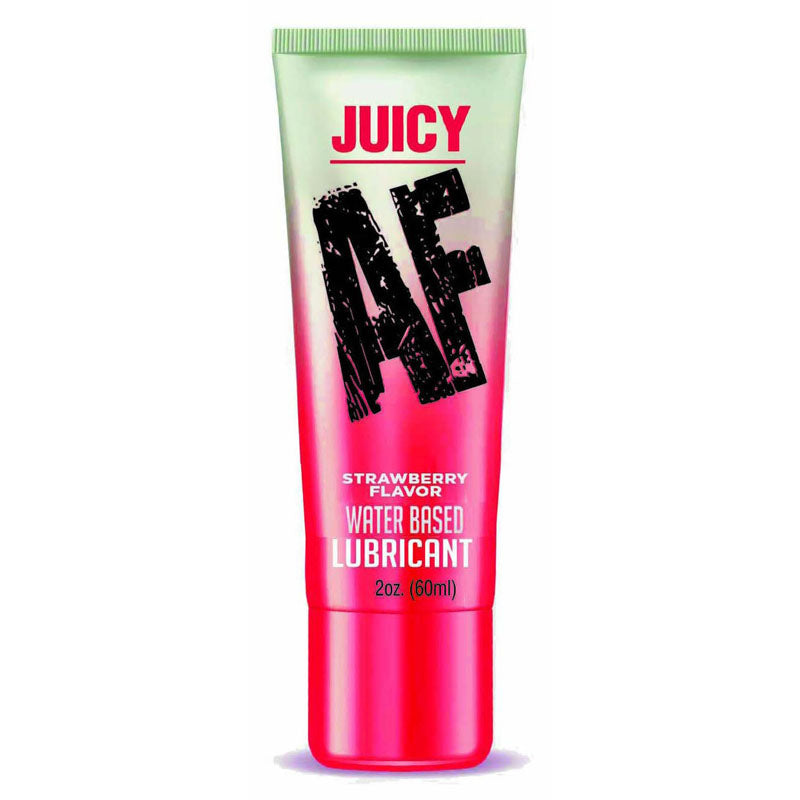 Juicy AF Strawberry Lubricant 60ml Tube - Water Based Pleasure > Lube > Flavoured Main image