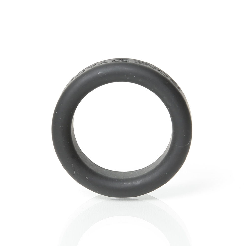 Boneyard Silicone Cock Ring 30mm Black Black > Cock Ring > Single