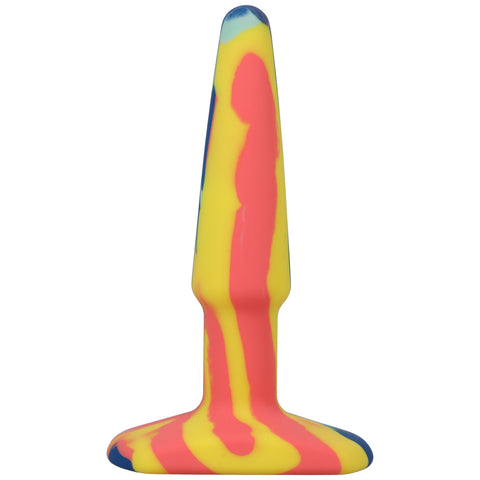 Groovy Silicone Anal Plug 4 Inch Sunrise Butt Plugs