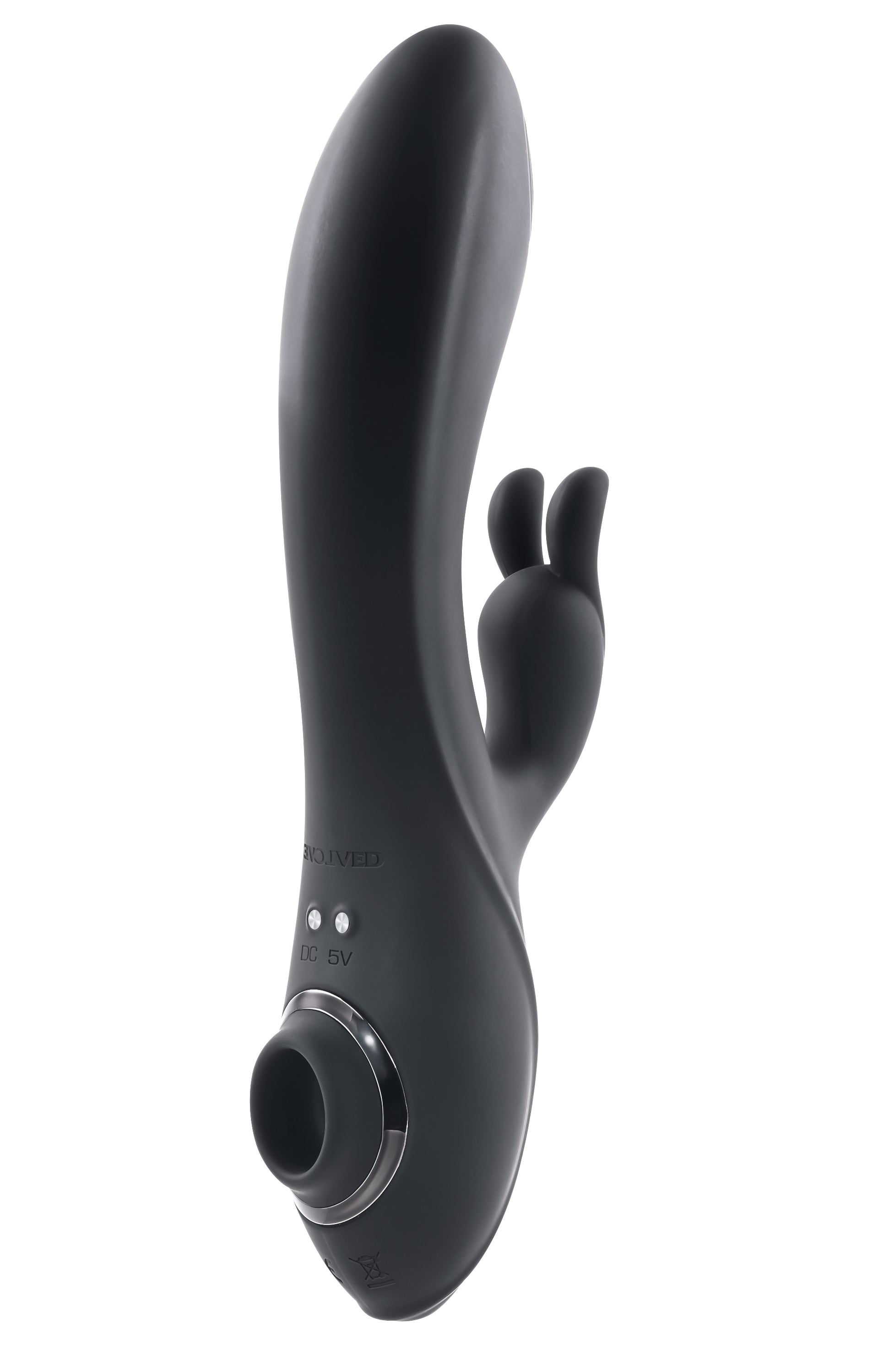 Evolved Rabbit Hole 21.2 Centimeter Rabbit Vibrator Black > Vibrators > Ladies > Rabbit