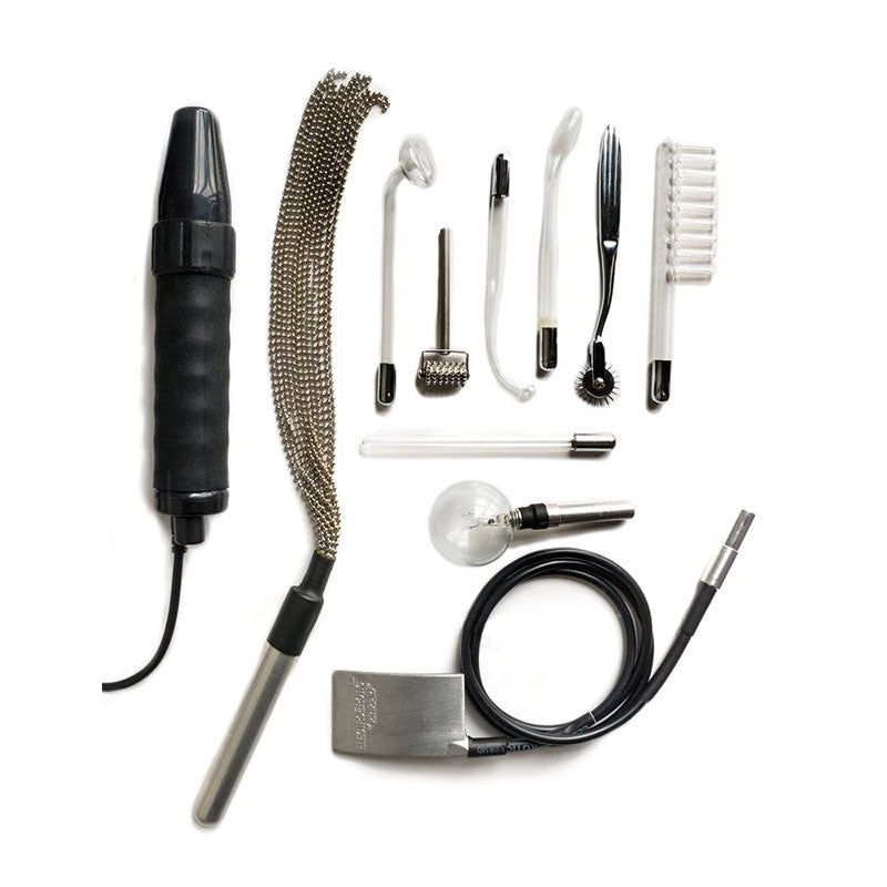 Agent Noir Neon Wand Electrosex Kit for Erotic Play and Bondage E-STIM TOYS