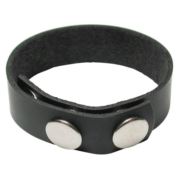 KinkLab 3 Snap (Leather) – Adjustable Cock Ring Black > Cock Ring > Adjustable
