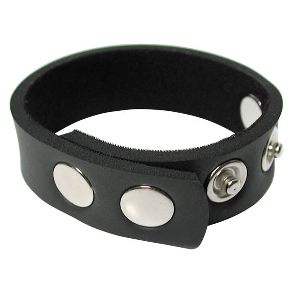 KinkLab 5-Snap Neoprene Adjustable Cock Ring – Adjustable Cock Ring Black COCK RINGS