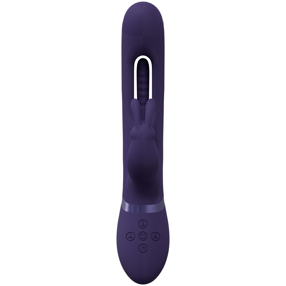 Vive Mika 9.13 Inch Flapping Tongue Rabbit Vibrator | Deep Purple 3 Motors > Vibrators > Ladies > Rabbit