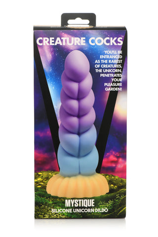 Creature Cocks Mystique Silicone Unicorn Dildo for Fantasy Fulfillment Fantasy Dongs