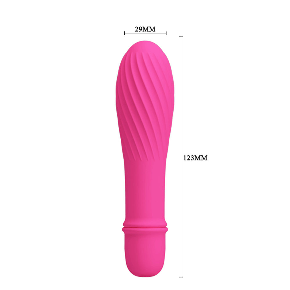 Solomon Mini Vibrator – Silicone Small Vibrator with Swirl Tip > Vibrators > Mini Vibrators