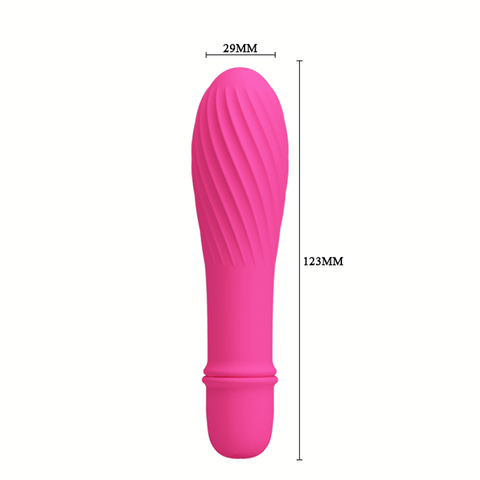Solomon Mini Vibrator – Silicone Small Vibrator with Swirl Tip > Vibrators > Mini Vibrators