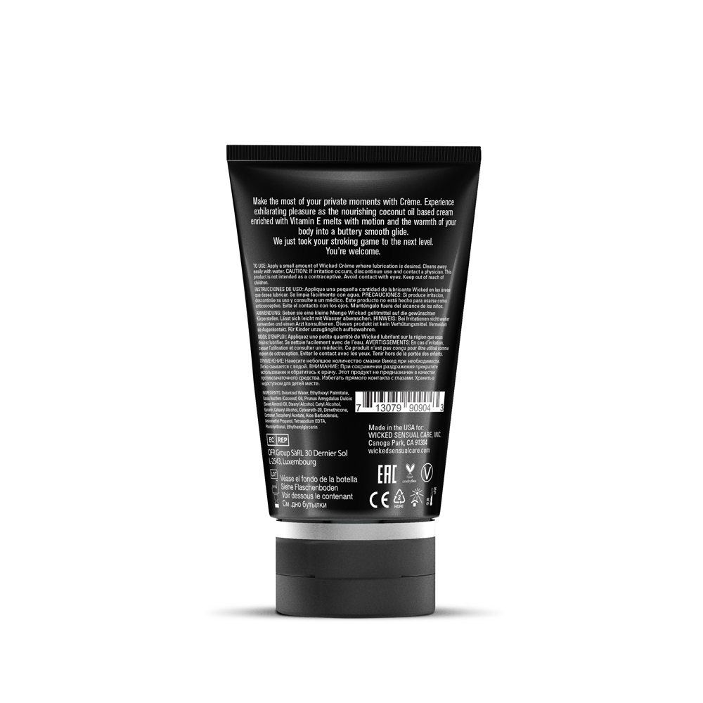 Wicked Creme Masturbation Cream – Vitamin E Enriched Thick Texture 120ml Cream > Lube > Masturbation Cream