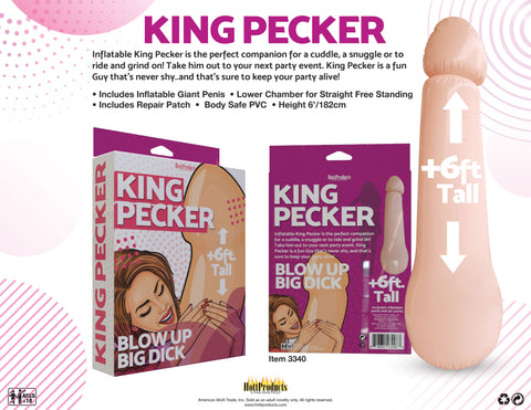 King Pecker Inflatable Doll – Giant Inflatable > Novelties > Bachelor & Bachelorette Items
