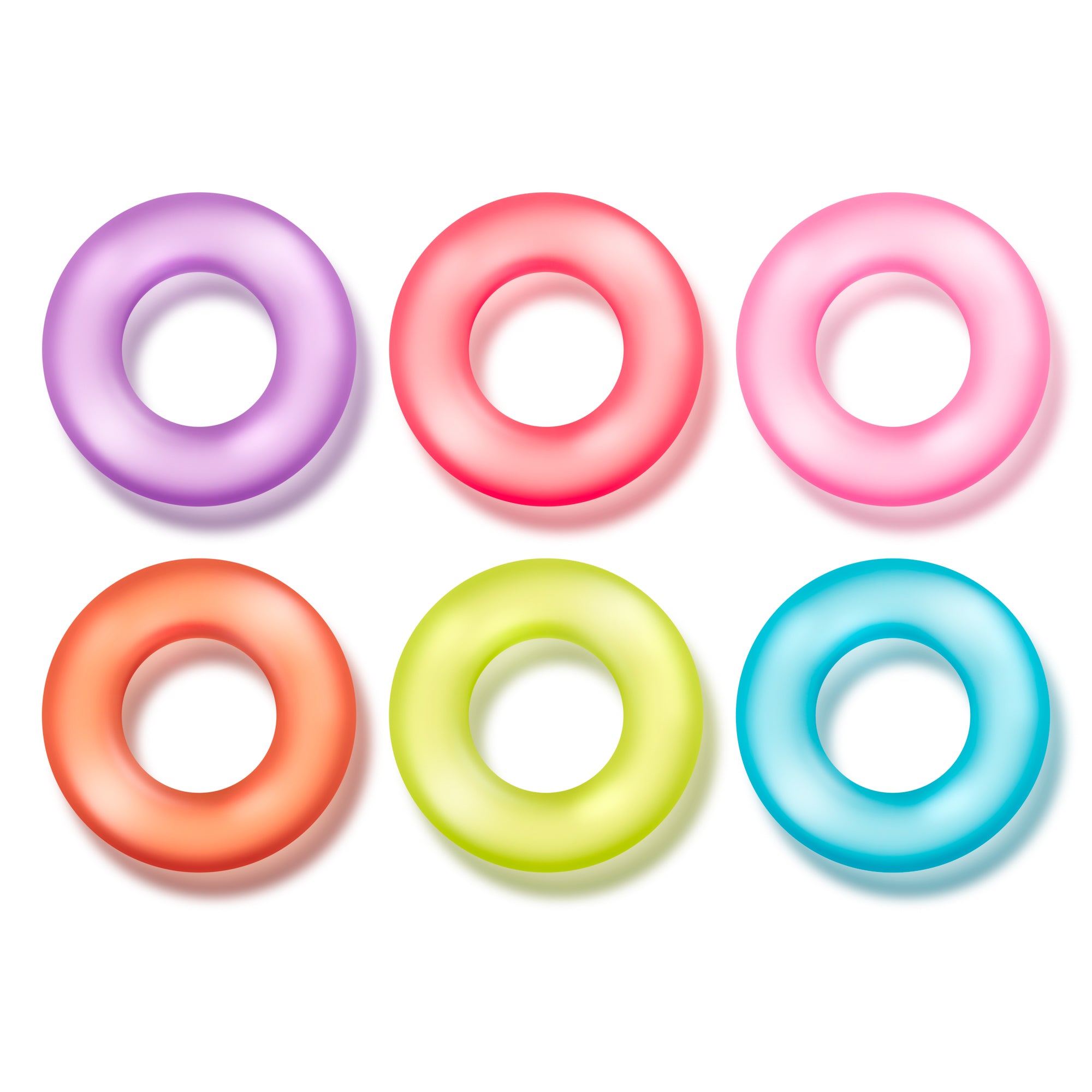 King of the Ring Coloured Cock Rings Set of 6 > Cock Ring > Sets