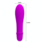 Solomon Mini Vibrator – Silicone Small Vibrator with Swirl Tip > Vibrators > Mini Vibrators