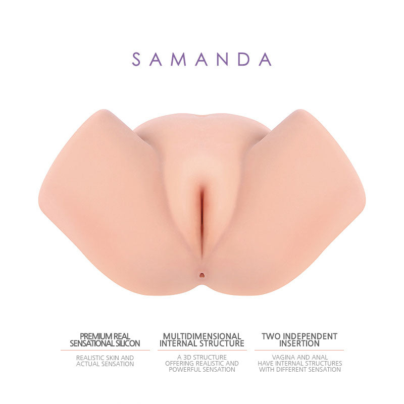 Kokos Big Hip Samanda - Missionary Style Masturbator Strokers - Manual