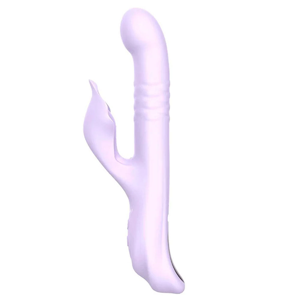 Adam & Eve Eves Throbber (Lilac) – USB Rechargeable Pulsating Rabbit Vibrator 25.4 cm VIBRATORS-RABBIT